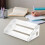 Clear 3-Tier Display Riser Stand 10.6 Inch Plastic Step 3