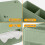 Opklapbare tissuebox organizer van transparant plastic, 7x6,1 inch 4
