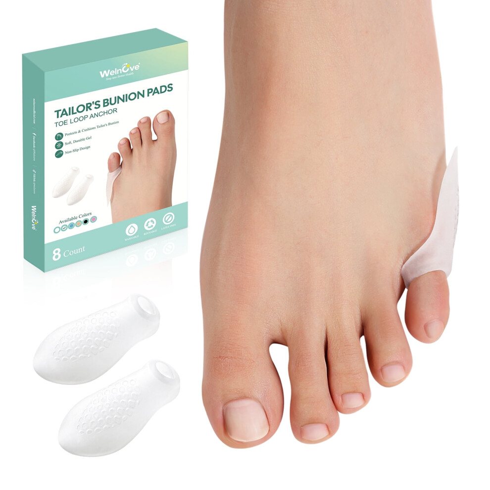Tailor's Bunion Corrector Pads Gel 8-Pack