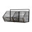 Ginger and Garlic Storage Box Wall-Mounted Black Iron 1