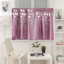 Sheer Short Curtains for Door and Bathroom Windows 29x24
