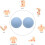 Rubber Massage Ball for Myofascial Release 2 Pack 2