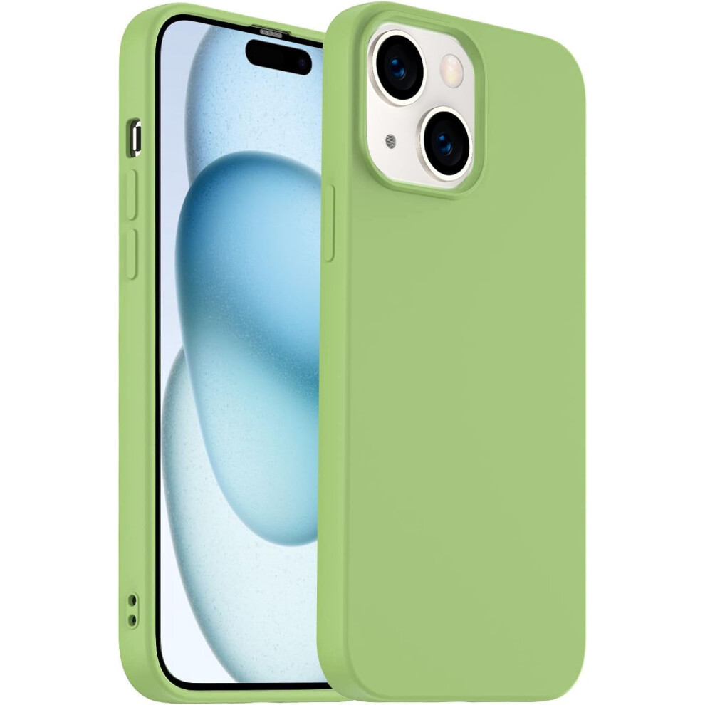 Iphone 15 Plus Case Ultra-Slim Shockproof Silicone Matcha 9101399794011