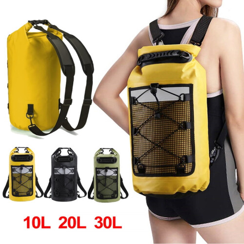 PVC Dry Bag Backpack 10L 20L Waterproof for Swimming 1