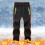 Pantaloni da sci impermeabili per bambini di 5-6 anni, neri. 3