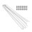 Lot de 2 chaînettes argentées pour luminaires 3