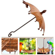 Coffee Iron Bird Feeder Outdoor Hanging 8.5 Inches