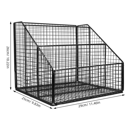 Support de livre de bureau rotatif noir (1 pièce) 1
