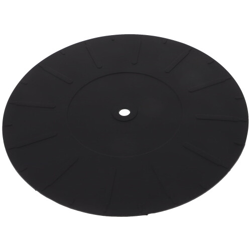 Anti-Static Silicone Turntable Mat Black 1 Pack 2
