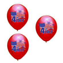 4th of July Balloons Decorative 12 Inch 3PCS