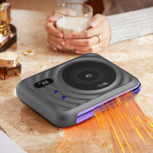 Portable Space Heater with Adjustable Thermostat and Timer