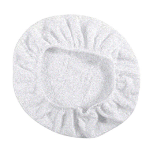 Car Polisher Bonnet 9-10 Inches Soft Microfiber White 1