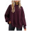 Women's Oversized Batwing Sweater Crewneck Knit Pullover 1