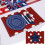 Linen placemat festive Independence Day 1 pack 2