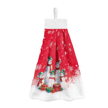 Christmas Snowman Hand Towels Pack of 3 Fast-Drying Loop