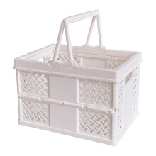 Folding Picnic Basket Portable Grocery Basket for Fruits