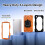 Capa de silicone para Samsung Galaxy Tab A9 8.7" com suporte. 3