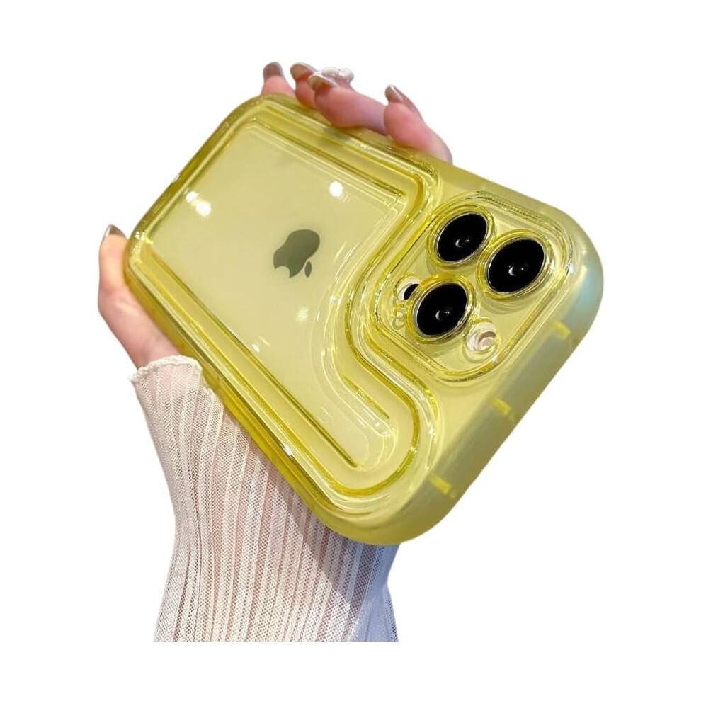 Silicone Phone Case Colorful Clear Macaron For Yellow 9101399775973