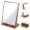 Bathroom Vanity Mirror Adjustable Wooden 2 pcs 7