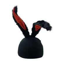 Ski Helmet Cover Black Washable Soft Funny Decoration