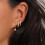 Gold Pearl Stud Earrings 14K Gold Plated 1 Pair 4