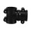 Black Plastic Electronic Drum Rack Clamp 1 Pc 6