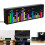 Φωτιστικό ρυθμού LED RGB Music Spectrum 84VU Meter 2