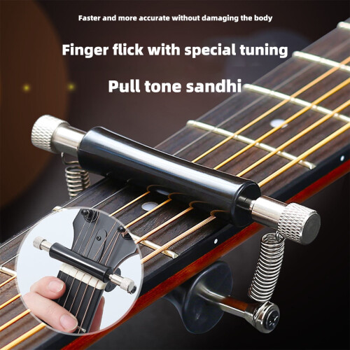 Quick-Change Guitar Capo Universal Steel Black