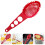 Red Food-Grade Nylon Spaghetti Spoon Kitchen Tool 1 Piece 6