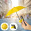 Yellow Phone Umbrella Suction Cup Stand Plastic 1 2