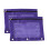 Oxford Cloth Pencil Case 3-Hole Zipper 2-Pack 2