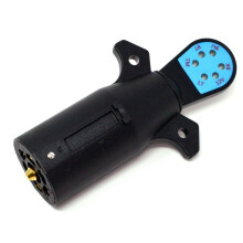 7-Way Blade Trailer Connector Tester with LED Indicators