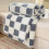 Soft Fuzzy Throw Blanket 30x40 Blue Plaid 1