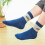 Pojkfotsockor med sött tryck, 5 par, blå 5