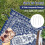 Waterdicht, omkeerbaar plastic vloerkleed van 2,7 x 3,66 meter 6