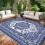 Waterdicht, omkeerbaar plastic vloerkleed van 2,7 x 3,66 meter 7
