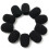 Mini-microphone avec bonnette anti-vent en mousse noire (lot de 10) 7