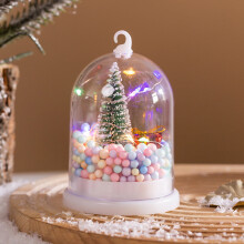 Christmas Tree Night Light Transparent Plastic White