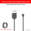 Slimme magnetische oplaadkabel 4,0 mm 30 cm ABS 4