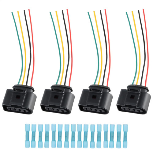 Ignition Coil Connector Pigtail Wire Harness for Audi VW