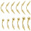 Stainless Steel Curved Barbell Eyebrow Ring Silver 8mm 5