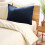 Cotton Pillowcase Dark Blue 29.13x18.90in 1