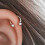 Surgical Steel Internally Threaded Septum Ring 1.2x6mm 6
