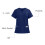 Men's Dark Blue V-neck Scrubs Top S 4
