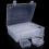 Bead Organizer Box Clear Plastic Storage Container with 2