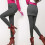 Athletic Skirt with Leggings Gray M 2
