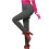 Athletic Skirt with Leggings Gray M 3