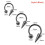 Stainless Steel Septum Ring Spike Cone 3 pcs Silver 7
