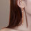 Brincos de borla com strass para mulheres, estilo lustre de cristal1 6