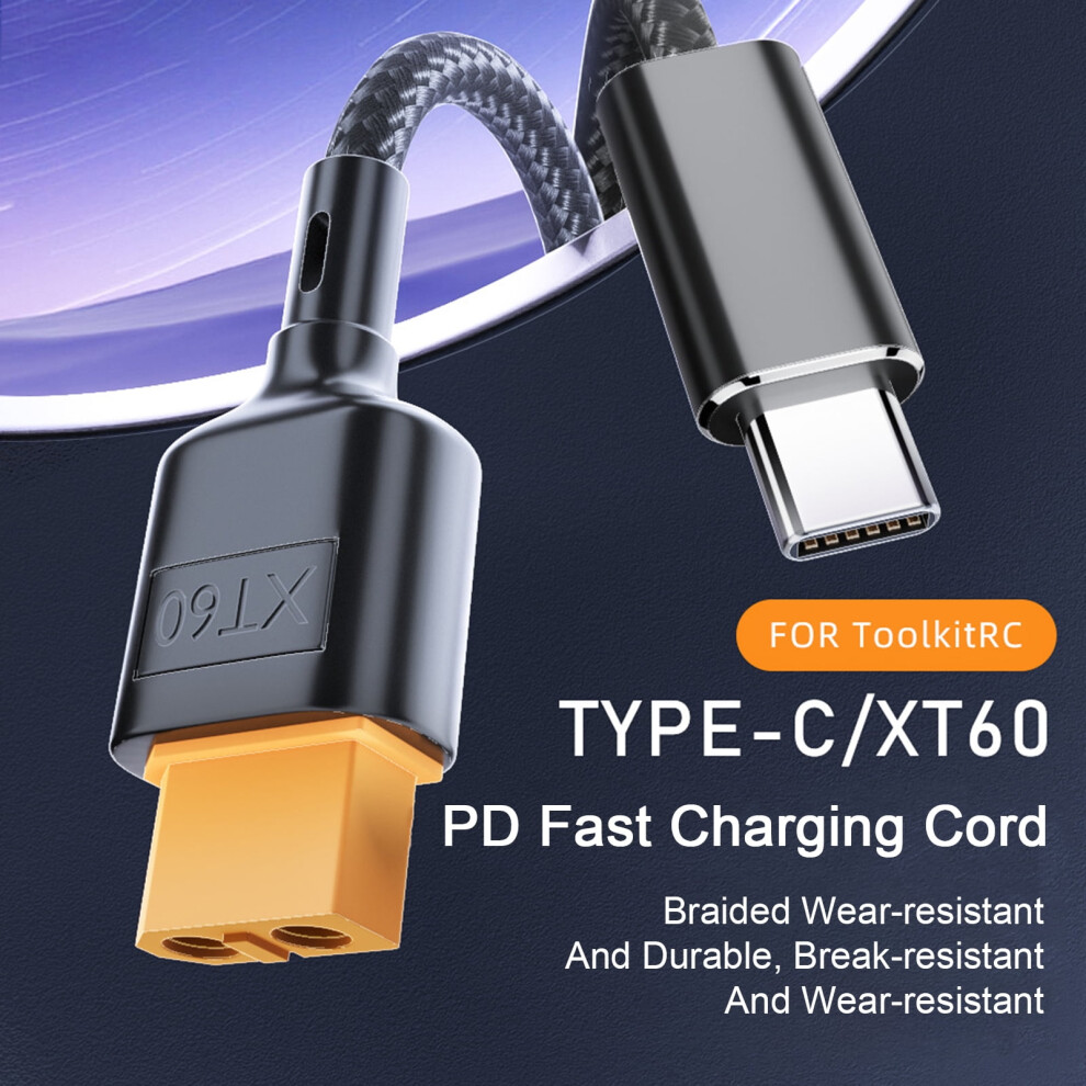 Type-C To Xt60 Charging Cable 100W Pd Fast Charging For Rc 937196051250